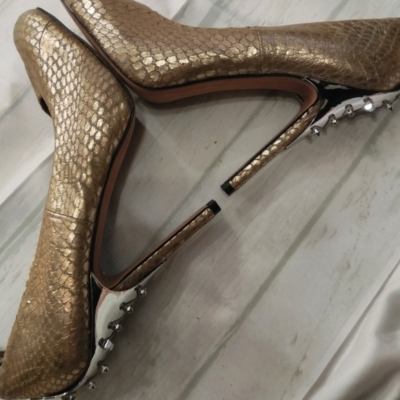 Sam Edelman "Evan" Heel - Zinc Snake  (9) - Picture 4 of 8
